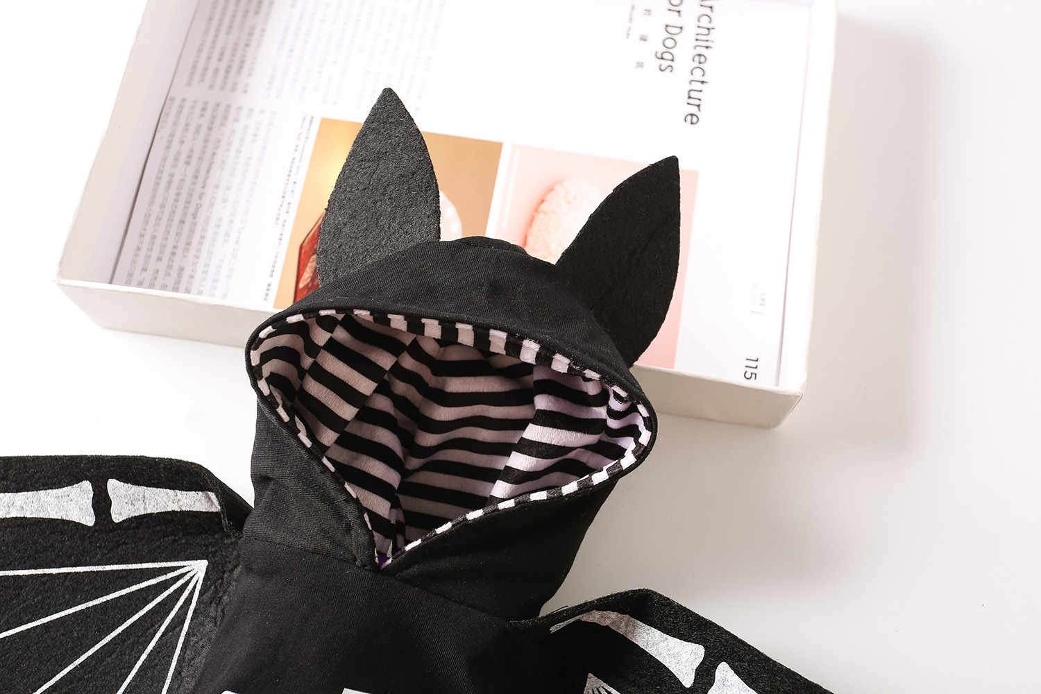 Halloween Dog Outfit  Pet Bat Skeleton Costume